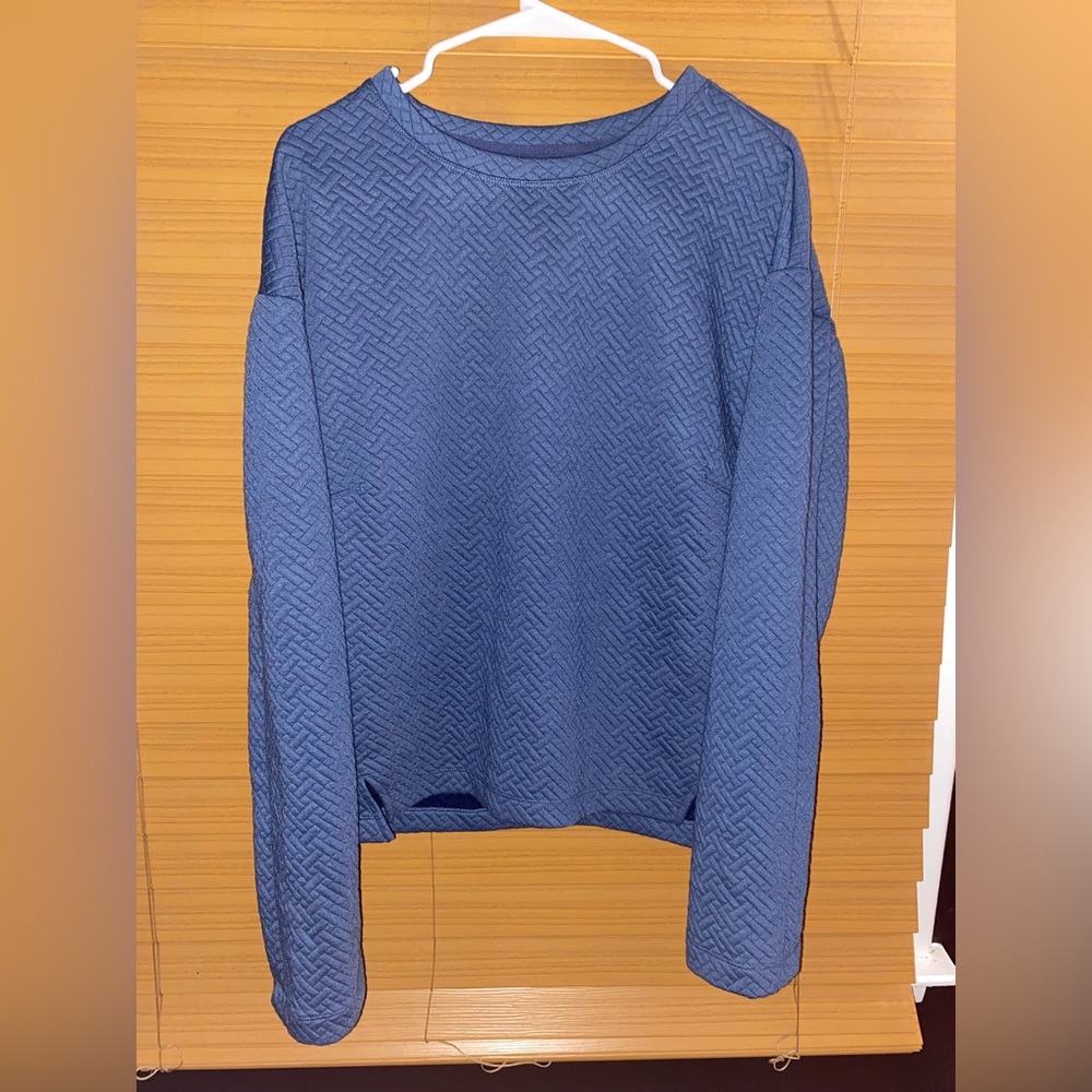 Elegant Blue Women's Sweatshirt